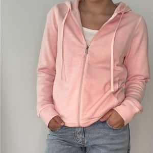 Tommy Bahama small baby pink zip up hoodie new with tags